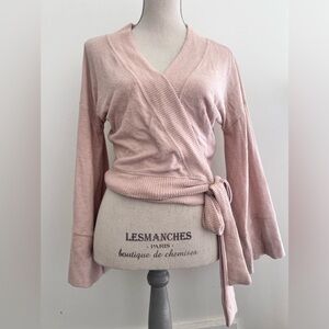 Free people beach wrap shirt sz small softest light beach sweater